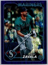 2024 Topps Update Purple Holo Foilboard /799 Seby Zavala #US180 Mariners