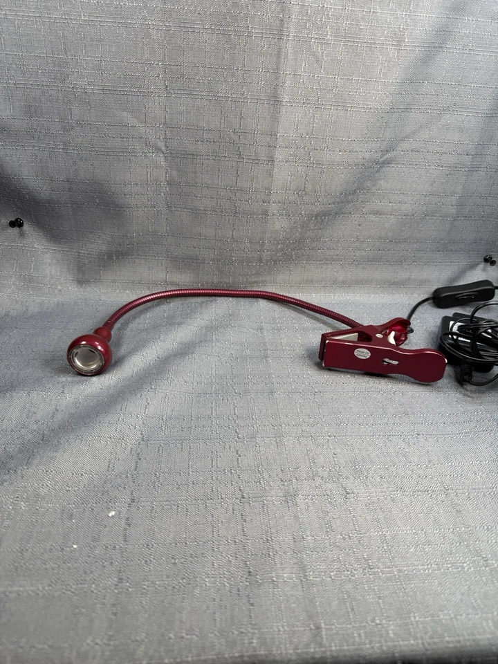 Светодиодный зажим прожектор IKEA Jansjo лампа с изогнутой шеей - бордовый - Изображение 3 из 4