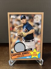 2020 Topps - 1985 Topps Baseball All-Stars Relics Chipper Jones #85ASR-CJ...