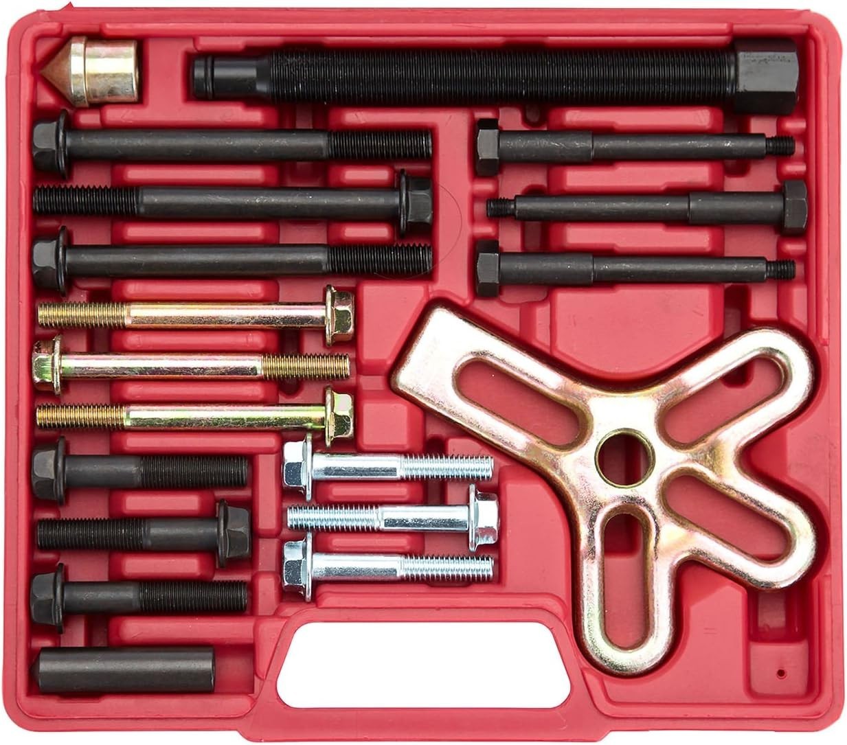 Heat-Treated Harmonic Balancer Puller Kit with Ergonomic Design & Bolts Included thumbnail 3