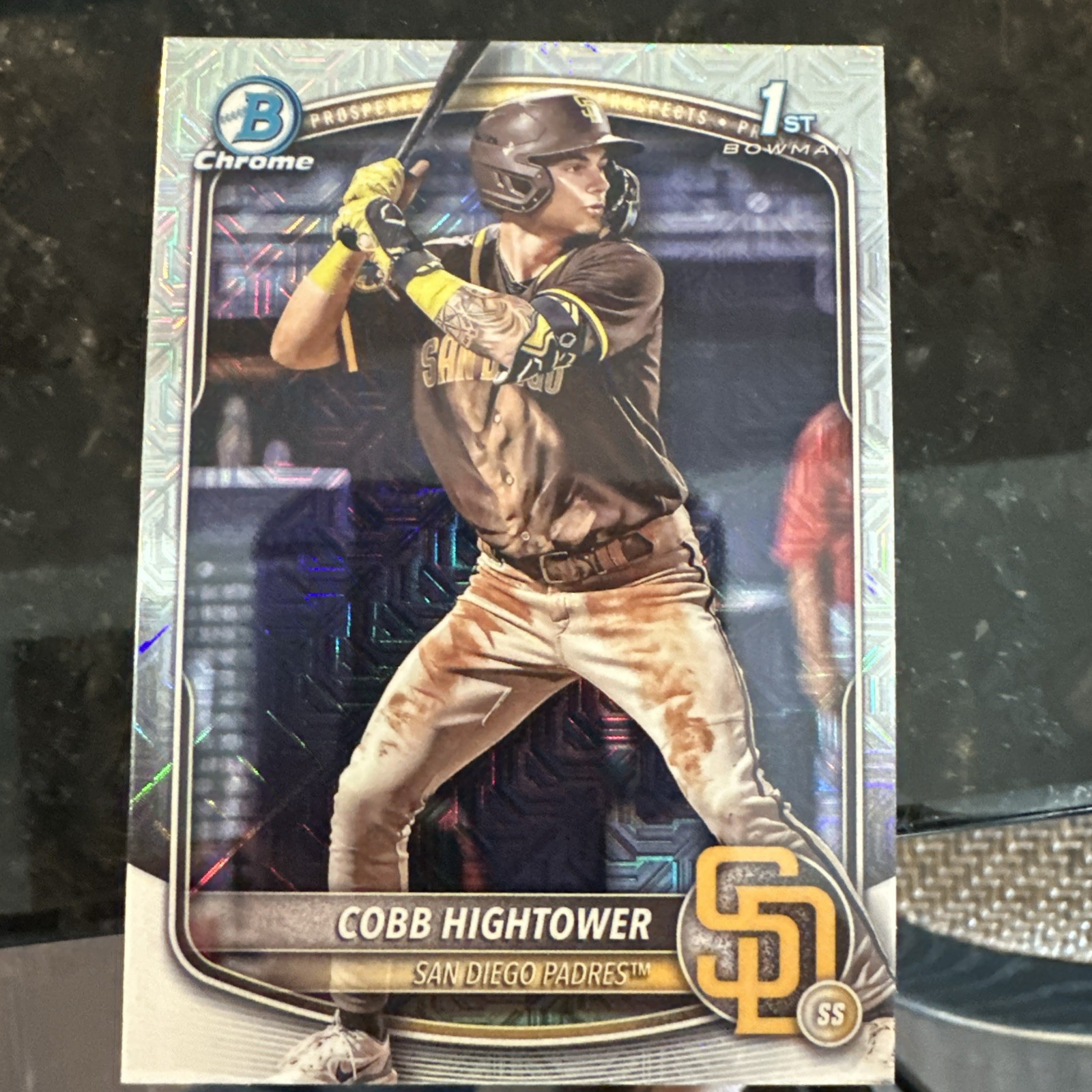 2025 Bowman - Chrome Prospects Cobb Hightower #BCP-104 Refractor /499 (RC)