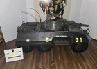 Hasbro 2000 GI Joe B-31 Light Armored Truck Vehicle W/Tank Commander & Access.