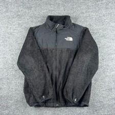 The North Face Jacket Girl L 14-16 Black Full Zip Fleece Warm Outdoors Hiking