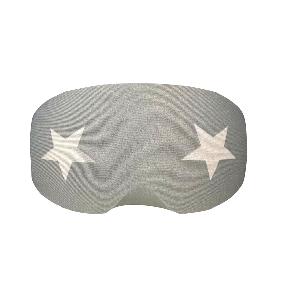 Protection lunette de ski homme Coolmasc Étoiles grises et housse
