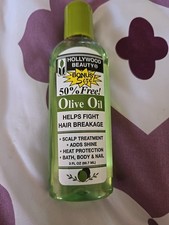 Hollywood Beauty Olive Oil, fights hair breakage, 2.0 oz.