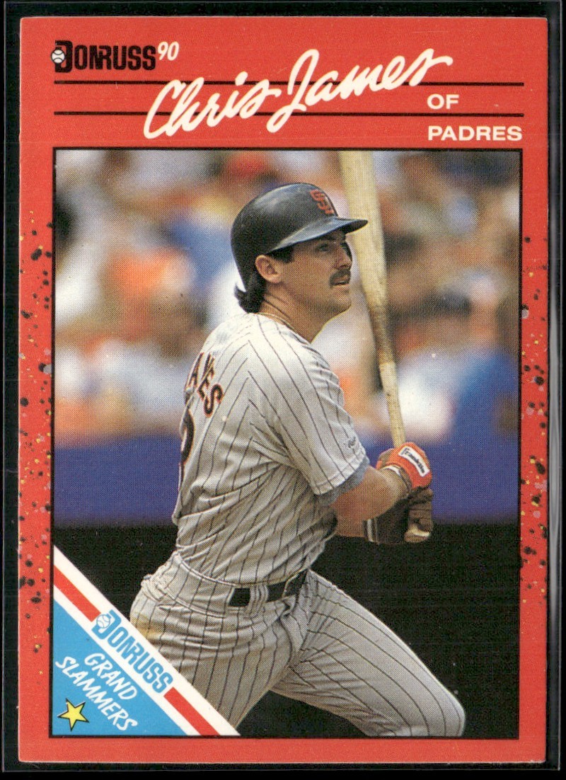 1990 Donruss Grand Slammers Chris James San Diego Padres #3