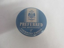 VINTAGE ADVERTISING PREFERRED  BRAND  TYPEWRITER RIBBON   TIN  1738 thumbnail