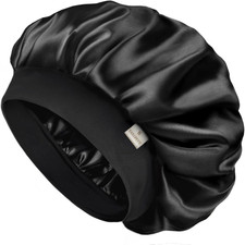 Silk Bonnet for Men Women Hair Bonnet for Sleeping Double Layer Satin Bonnet for