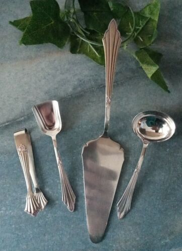 WMF Model 900 Compartment 4 Piece Coffee Presentation Cutlery 90g Silver Plated - Picture 1 of 6