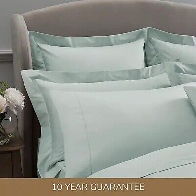 Dorma 300 Thread Count 100% Cotton Sateen Plain Pillow Cases Sold Separately 