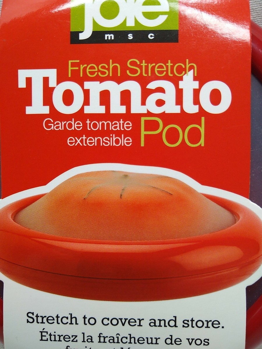 Joie Fresh Stretch Pod Für Tomaten – 2 Stück, LFGB-zugelassen, Hält Tomaten Länger Frisch