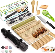 Sushi Making Kit - Complete 22 Piece Sushi Maker Set for Beginners or Pros - ...