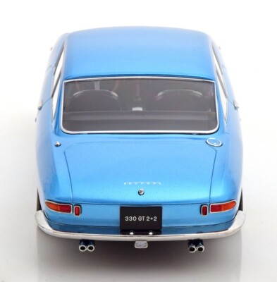 1964 FERRARI 330 GT 2+2 LIGHT BLUE METALLIC 1:18 KK SCALE