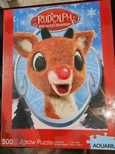 Rudolph the Red Nosed Reindeer 500 Piece Jigsaw Puzzle 14"x 19" New Sealed