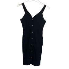 Bozzolo Black Sleeveless Bodycon Dress. Size Large.