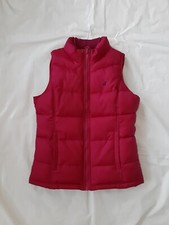 Old Navy Hot Pink Quilted Fleece Lined Puffer Vest Girls Size XL