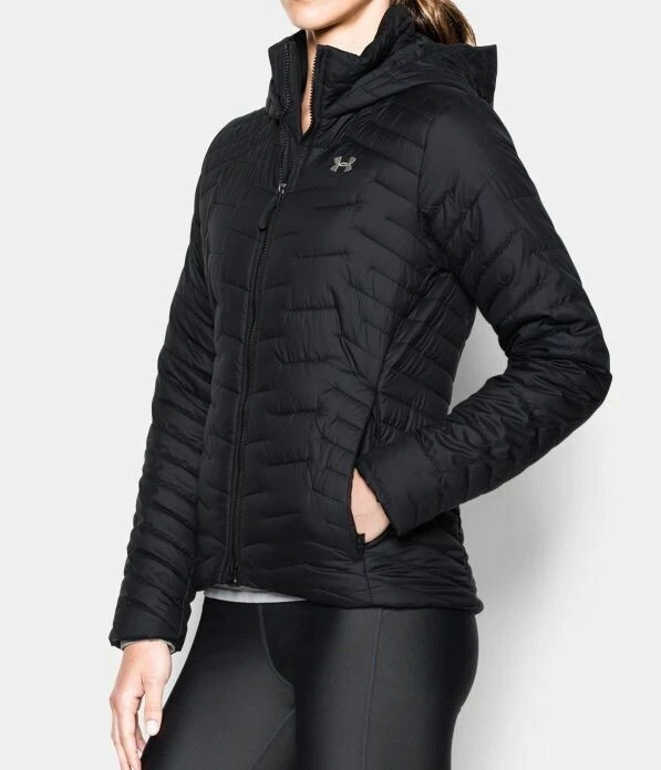 Under armour women's coldgear cheap reactor hooded jacket