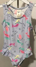 Toddler Girl 2T Oshkosh B  Gosh Mermaid One Piece Swimsuit NWT
