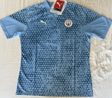Puma Manchester City Training Blue Soccer Jersey 772855-15 Men  s Sz: Large