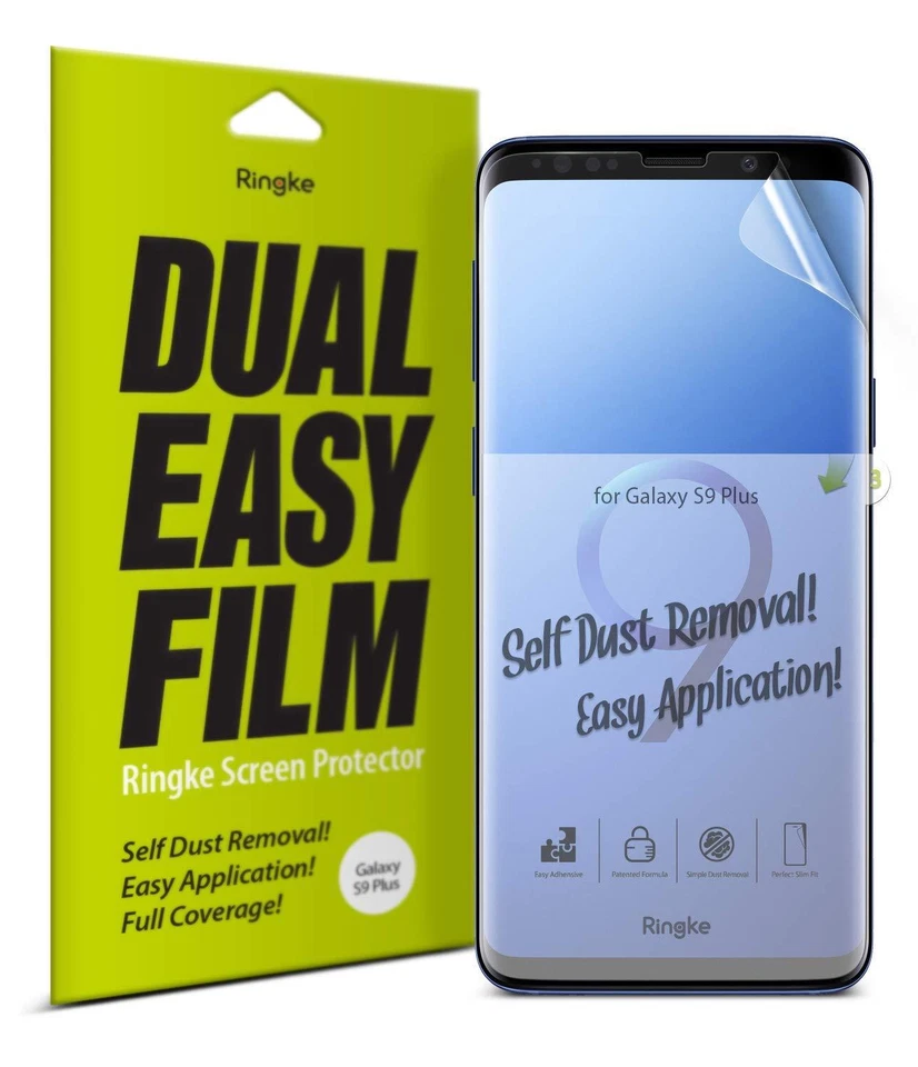 Protector de pantalla Samsung Galaxy Note 10/8/S9/S8 Plus | Ringke [Cobertura completa] Foto 3 de 4