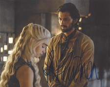 MICHIEL HUISMAN SIGNED AUTHENTIC 'GAME OF THRONES' DAARIO 8X10 PHOTO w/COA ACTOR