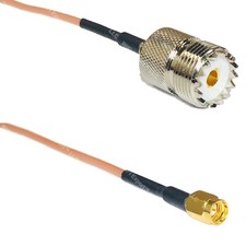 RG316 SO239 UHF Female to SSMA Male RF Cable Rapid-SHIP LOT