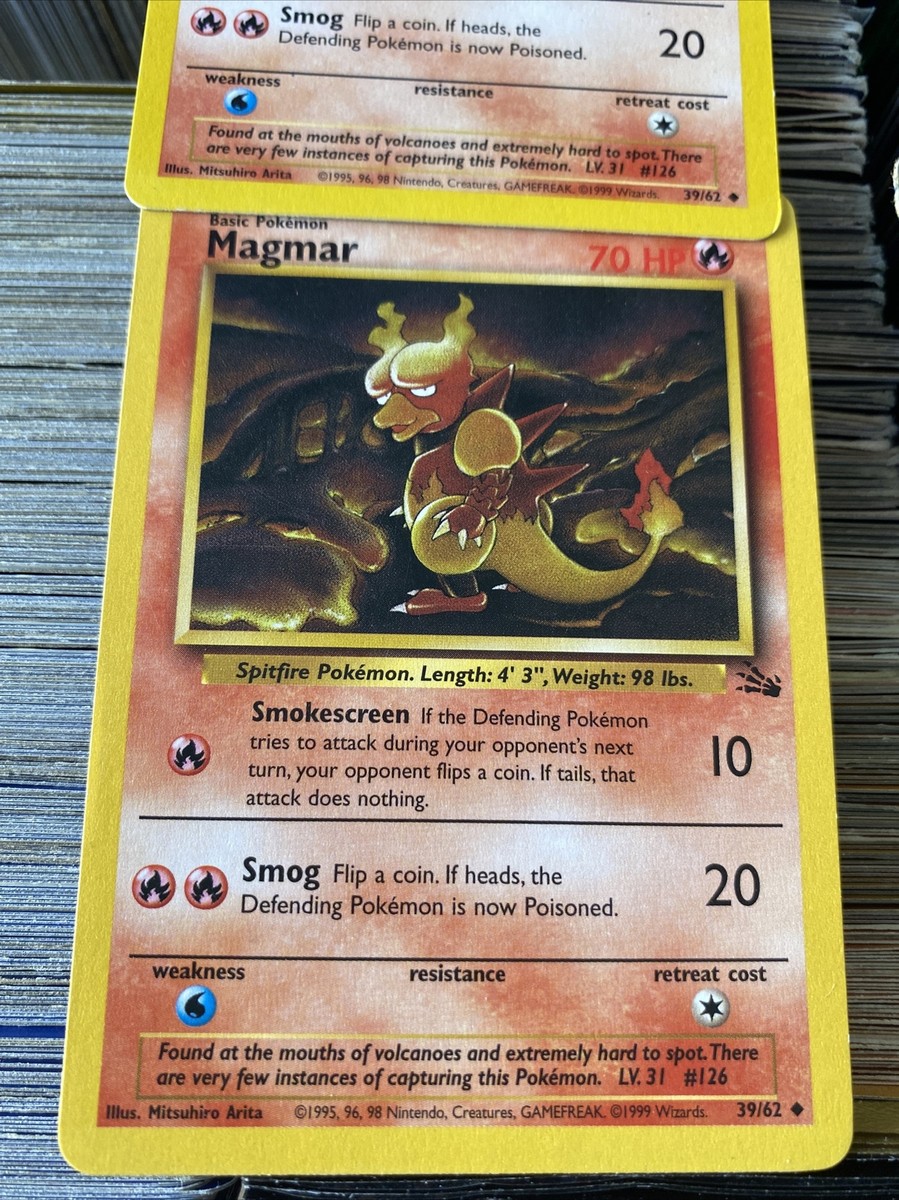 magmar pokemon card Wizards 1995 Original | eBay