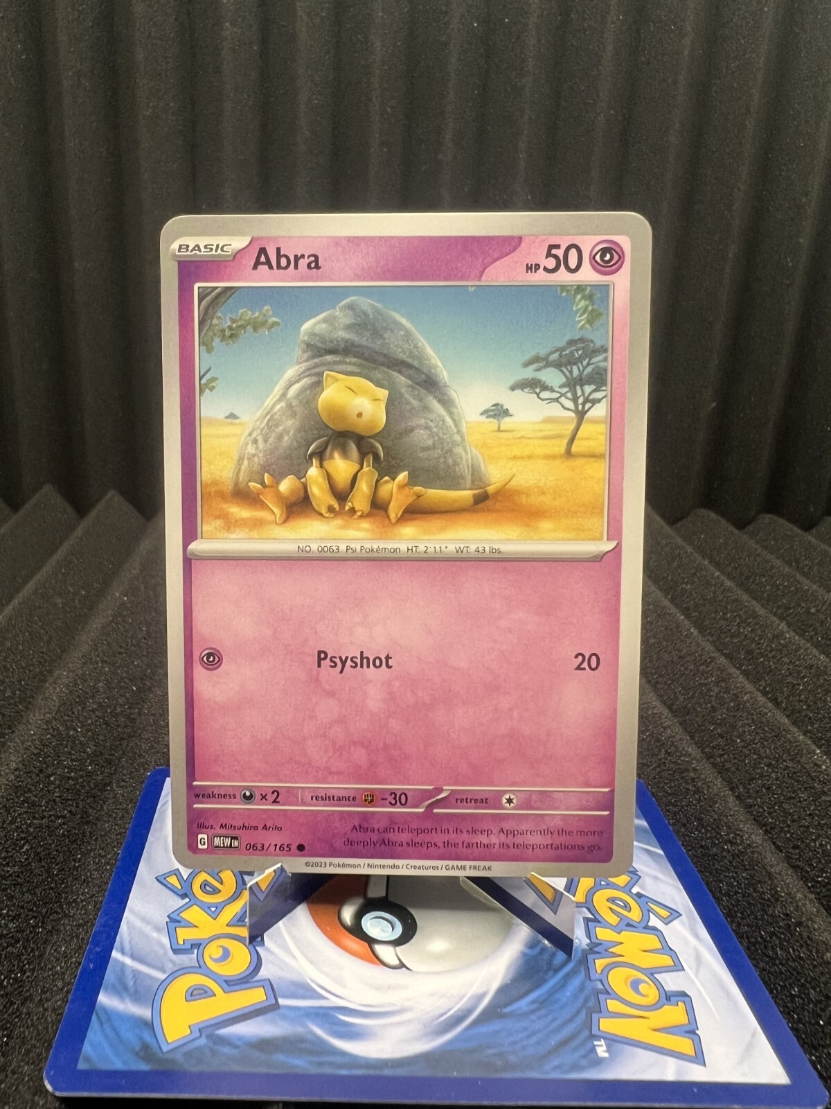 Abra 063/165 Sv - Scarlet & Violet 151 Regular - Pokemon Card NM