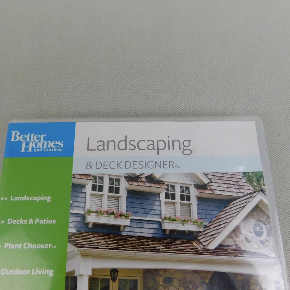 Better Homes and Gardens Landscaping & Deck Designer DVD-ROM PC Software #1457 - Image 2 of 4