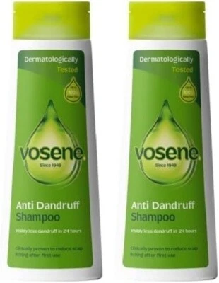 2-pack Vosene Original Anti-Dandruff Shampoo 300ml for daily use