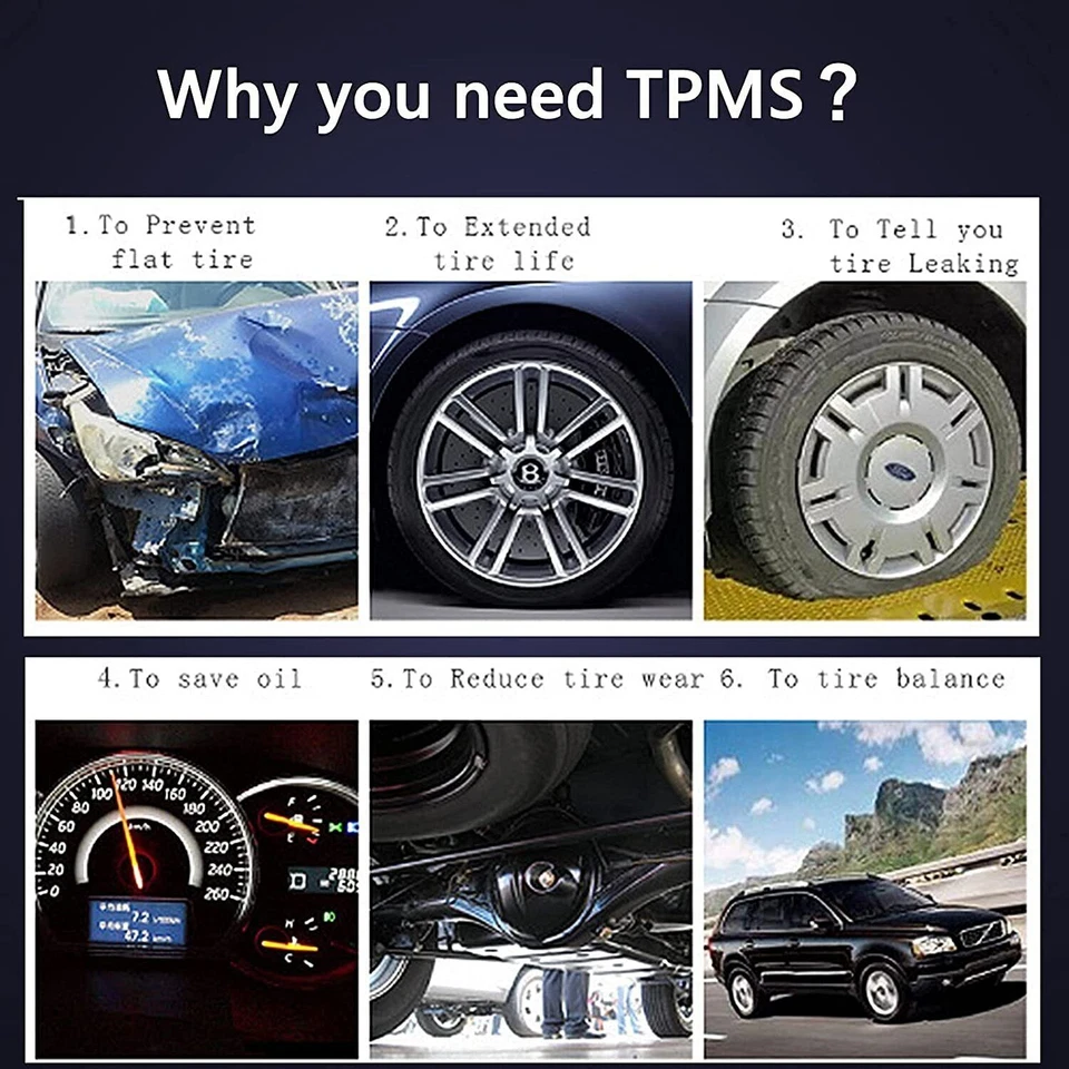 Sensor de presión de neumáticos 20923680 TPMS para GM Chevy Silverado Suburban Tahoe Travers Foto 3 de 4