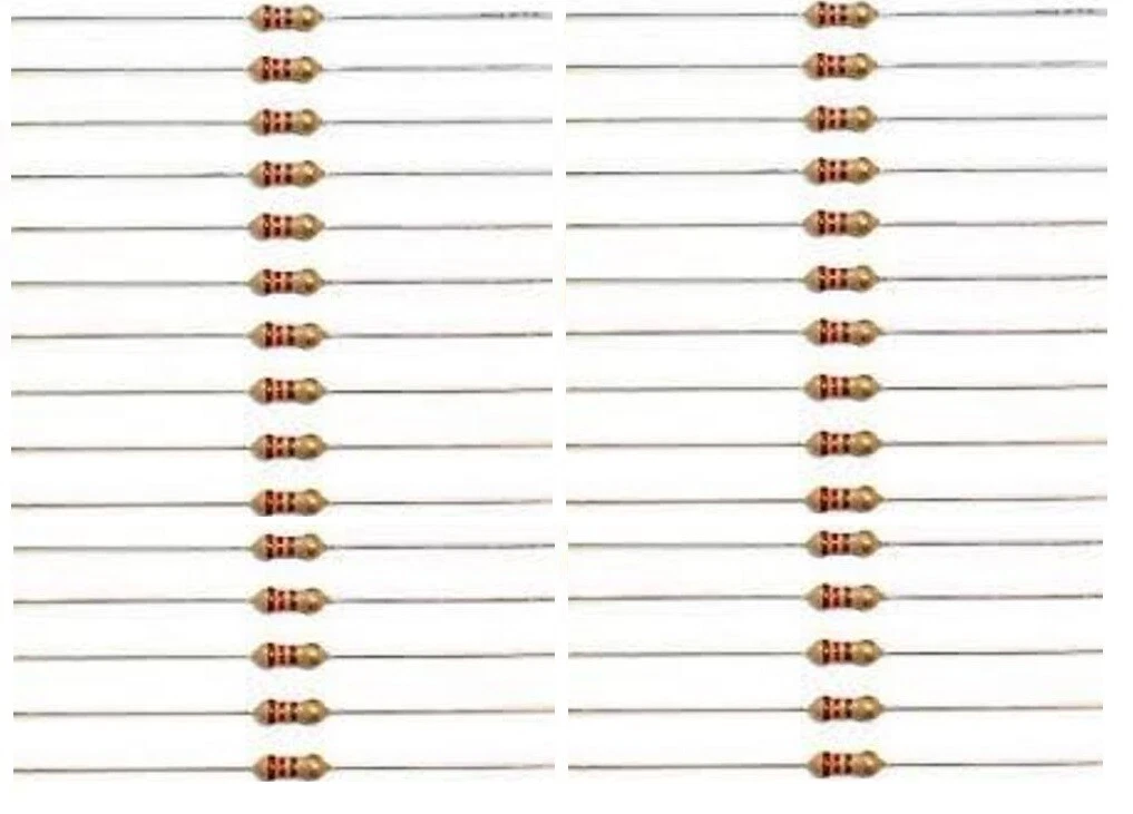 RS Resistance 1/4 W 5% 330 Ohm Charcoal Layer - Pack Of 100 Pieces