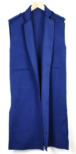 Gilet D'équitation Dover Saddlery - Femme XS - Bleu - Fermeture éclair Et Poches
