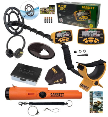 Garrett Ace 300 Metal Detector 55-Year Anniversary Special - Pro Pointer AT Bund