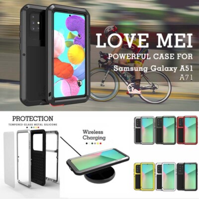 For Samsung A51 A71 Phone Case LOVE MEI HEAVY DUTY