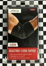BCG Neoprene Elbow Support L/XL Adjustable Ventilation Sports Tennis C11-12