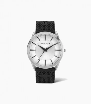POLICE PL.15967JS/04P Uhr Herrenuhr Edelstahl Kautschuk - Bild 1 von 2