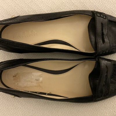 Ralph Lauren Classic Black Leather Penny Loafer 8.5 M, 8 1  display picture 2