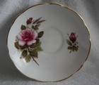 Royal Ascot Fine Bone China Pink & White Rose Design Teacup and Saucer — photo 3