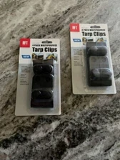 Harbor Freight Tools HFT 4x Multipurpose Tarp Clips Black #63067 NEW