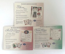 Lot of 3 Creative Memories Christmas Sticker Packs Tree Santa Holiday Accents