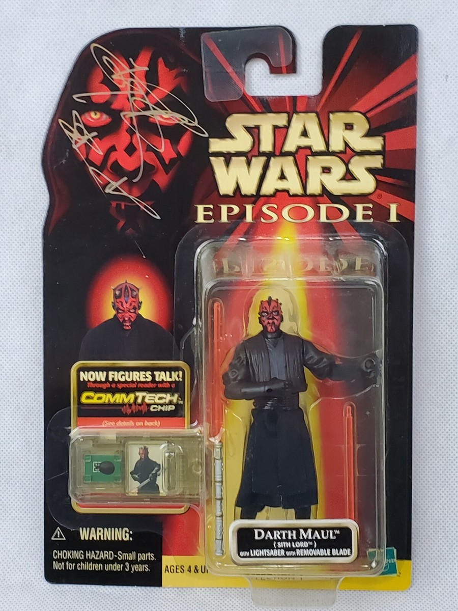 Star Wars RAY PARK Signed Autograph Figure DARTH MAUL Episode 1 | eBay