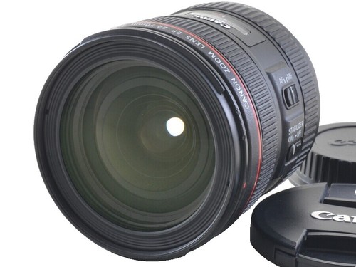 Canon EF 24-70mm f/4 L IS USM ULTRASONIC Zoom Lens w/HOOD *Mint
