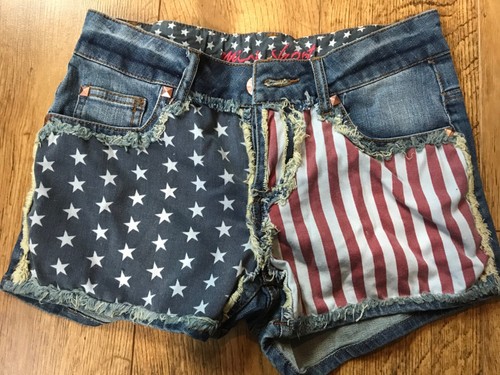 primark USA flag denim shorts UK 