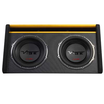 Vibe Subwoofer Gehäuse Slick MIT Twin 12 Zoll Passiv Sub Bass Box 1000W RMS