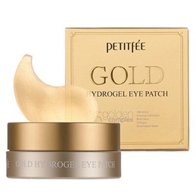 [Petitfee] Gold Hydrogel Eye Patch 60ea (30 usage) / Korean Cosmetics