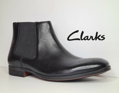 Clarks Gilmore Mens Black Leather 