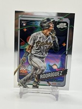 2024 Topps Cosmic Chrome Baseball Endy Rodriguez Rookie #198 Pirates