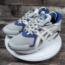 ASICS Gel-DS Trainer OG Grey White Blue Casual Shoes Men’s Sz 8.5 H704Y