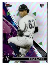 2021 Finest #4 Deivi Garcia Refractor New York Yankees
